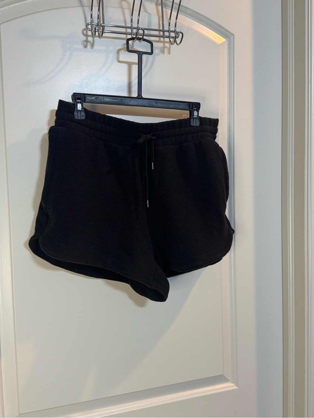 Avia Black Athletic Drawstring Lounge Shorts